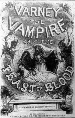 Blackpaint20:  Varney The Vampire By Thomas Prest, Who Also Wrote Sweeny Todd. This
