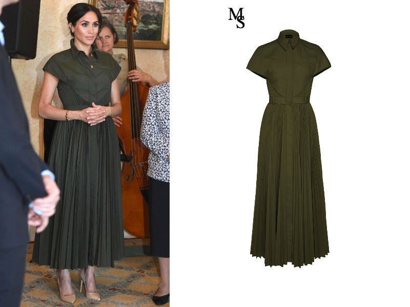 Meghan Markle Wore a Thing: Pleated Brandon Maxwell Pants Edition