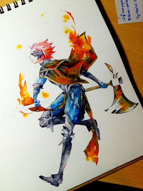 kidura:‘Quick Burn’ Gerome!! ╭( ･ㅂ･)و ̑̑On the battlefield I’m sure there he is not shy, his passion
