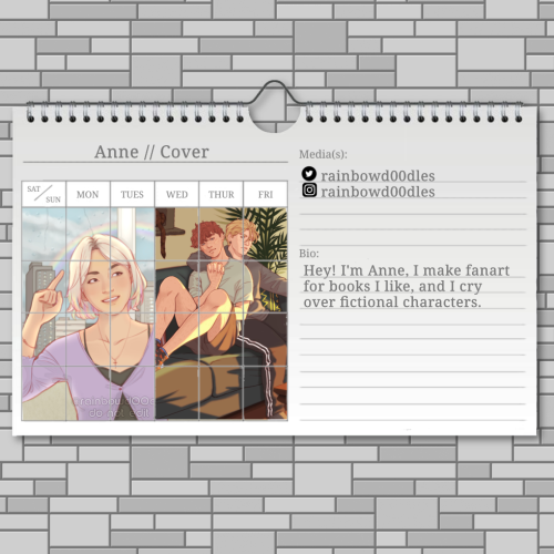Day 1 Of Artist Spotlights: Cover Artist!