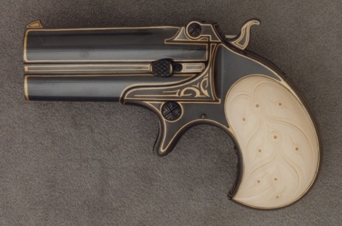 aic-armor:Remington Double Derringer Pistol, Raymond J. Wielgus, 1890, Art Institute of Chicago: Arm