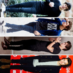 aliensarereals:  Some of my favorite outfits of Harry’s. 