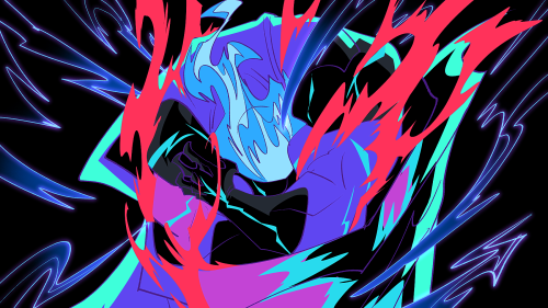 Concept Art Of Dan's Feral/hardcore Transformation.