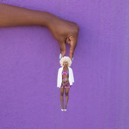 theafricanunicorn:Purple + Afro = Magic @cynthianyongesa