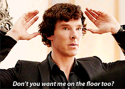 sherlocked-for-life:  Sexually not!oblivious Sherlock. 