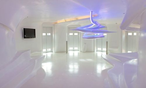 anthony10000000: Zaha Hadid Themed Floor - Silken Puerta América Madrid