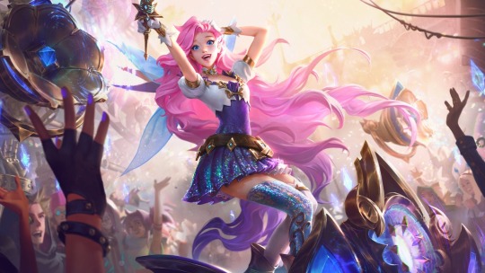 Seraphine, the Starry-Eyed Songstress Splash Art