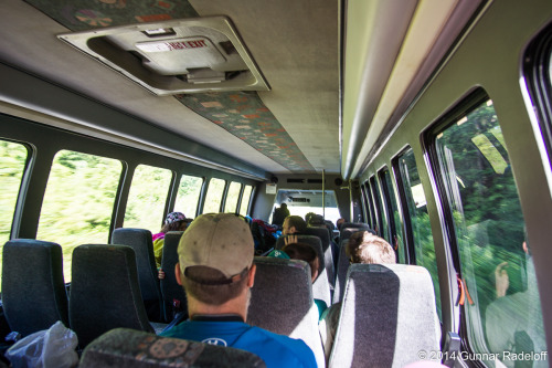 8.7.2014 - day 6 on the West Coast Trail - busing back to Vancouver.. after hiking for almost a week