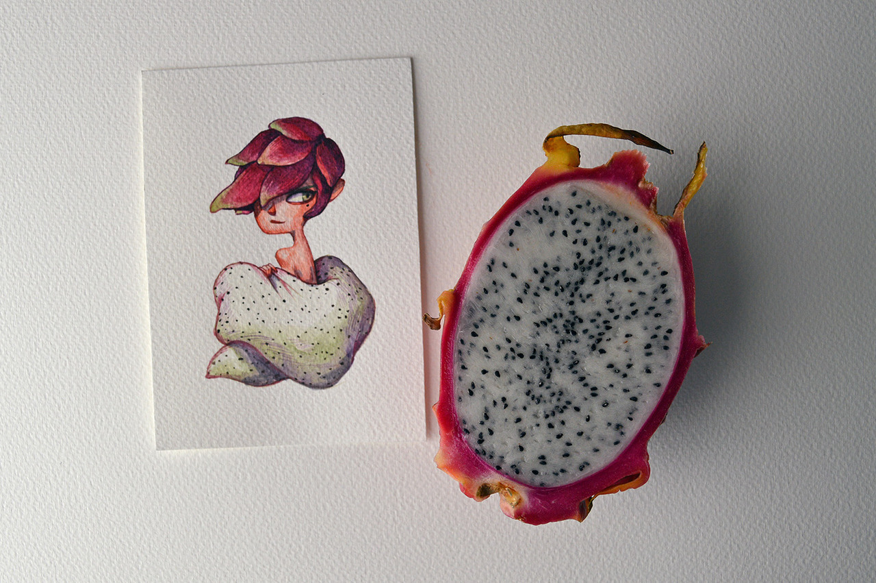 escapekit:  Fruit as Characters London-based illustrator Marija Tiurina recent personal