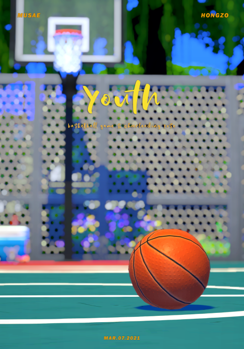 effiethejay:MUSAE x HONGZO collaboration : YOUTH-More info & Download-Basketball game pose by me