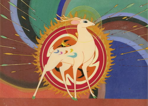 decadentiacoprofaga:From A Deer of Nine Colors (Qian Jiajun/Dai Tielang, 1981).Source.You can see it