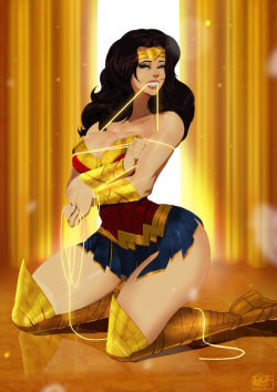 tovio-rogers:wonder woman drawn up for patreon. this month’s theme is DC ladies. alternates and psd available on patreon soon.  being truthful~ ;9