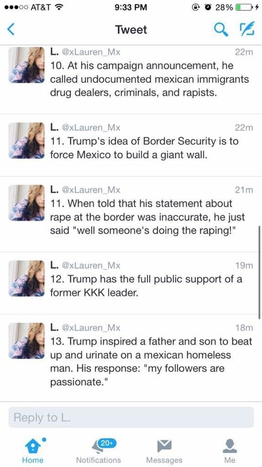 viintages:  This is no laughing matter; don’t let Donald Trump run out country.
