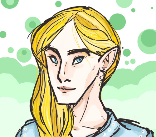 greymantleish:In honor of having installed my tablet driver, have a Finrod.