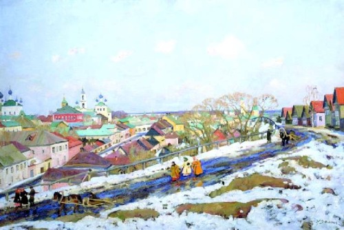 art-is-art-is-art:In the Province, Konstantin Yuon