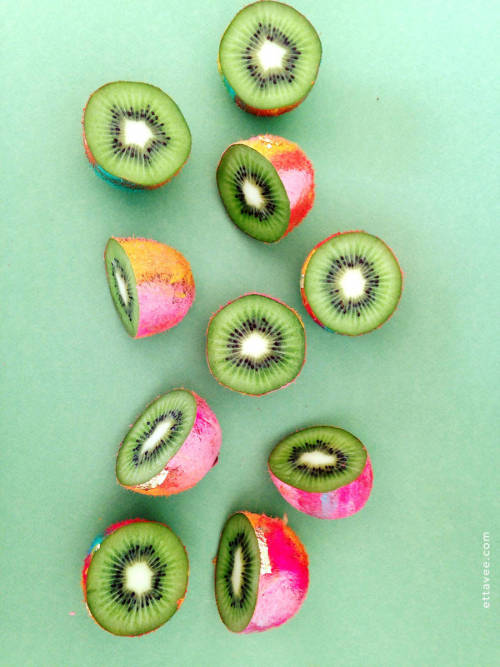 Series of Colorful Illustrative Exotic Fruits by Jessi MichelleAmerican designer and art director Je