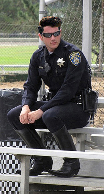After his shift he normally changes and heads home but today from some reason he didn’t, he st