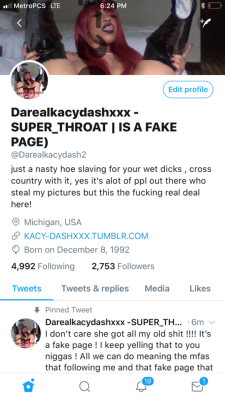 kacy-dashxxx:  My REAL TWITTER is DAREALKACYDASH2