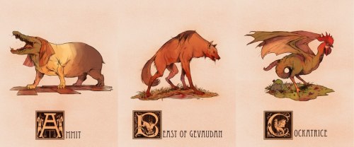 Bestiary alphabetum by Nathan Anderson