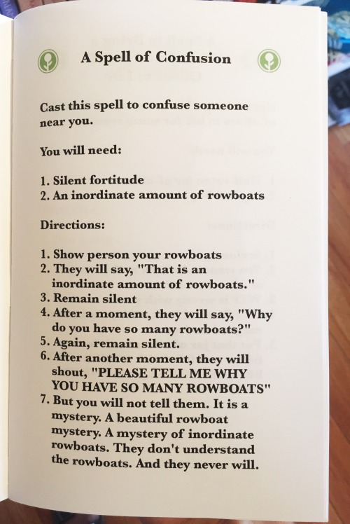 cosmicshenanigans: yzarro: obviousplant: I made a book of “magic spells” and left i