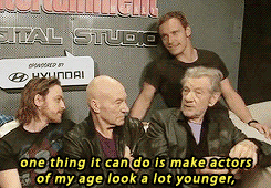 beauxtiful:  Two generations of X-Men visit the EW.com Comic-Con studio [x] 