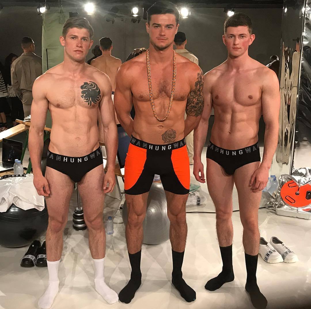 boyzoo:Danny Blake, Christian Williams, Michael Morgan at Wan Hung Spring 2018 (x)