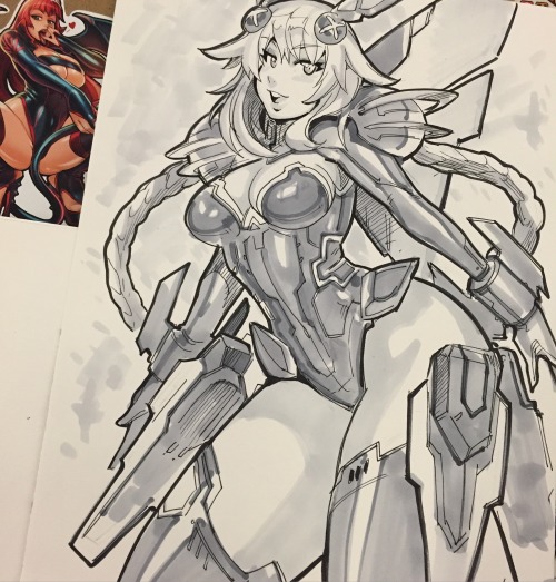 reiquintero:  Awesome fun at FanimeCon! Here so commission I did today :) Tomorow is the last day!!   Check my Instagram for more! @reiqinstagram 