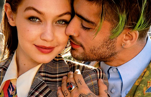 zainjavadd:Zayn &amp; Gigi for Vogue (August 2017)↳ “I shop in your closet all the time, don’t I?” H