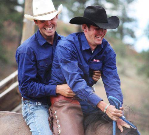They do everything together and always had. They’d grown up together, learned to ride together