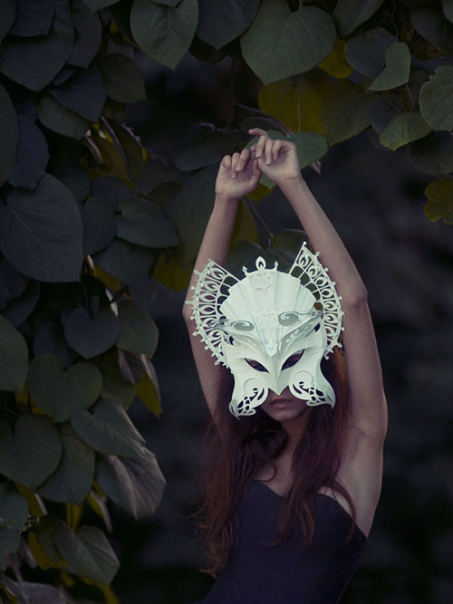 Paper masks by Asya Kozina