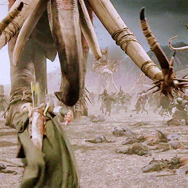 cinemagal:Éomer & Legolas vs The OliphantsTHE LORD OF THE RINGS: THE RETURN OF THE KING (2003)Th