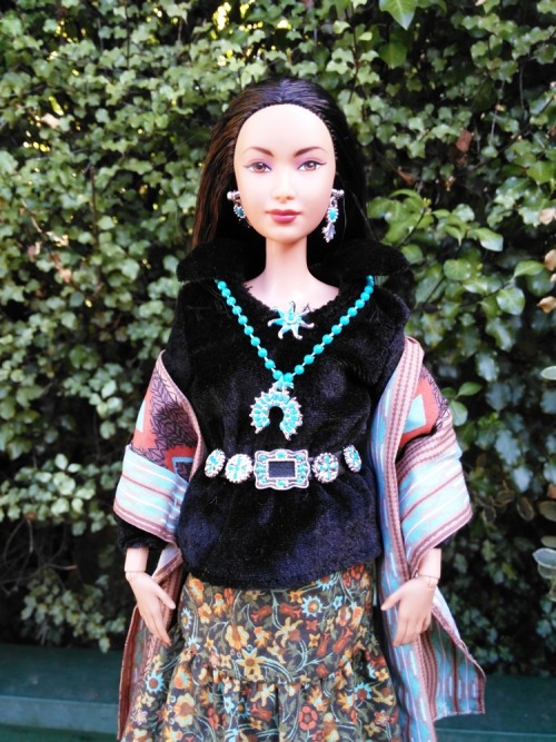 dolljunk:Here’s my Princess of Navajo doll rebodied onto a MTM body and her straightened out b