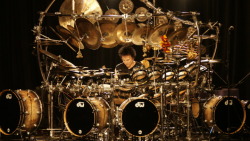 rollingstone:  Zappa drum legend Terry Bozzio is touring North America with the world’s largest tuned drum kit. 