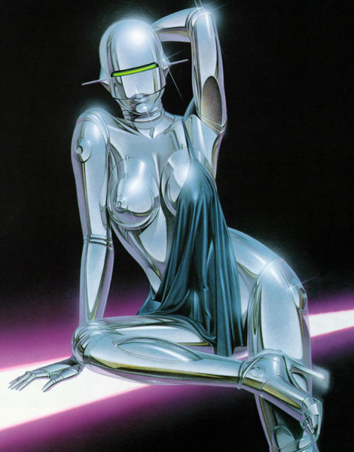 brimalandro:‘Sexy Robot’ by Hajime Sorayama, adult photos