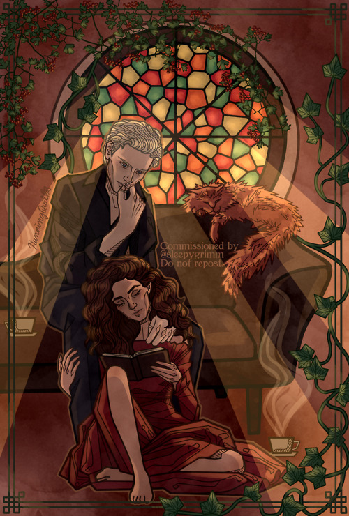 runningquill-art:Hawthorne and VineCommissioned by the lovely @sleepygrimm[DO NOT USE WITHOUT PERMIS