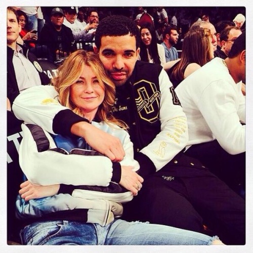 fyeahdrake:  Drake and Ellen Pompeo…Yasss 
