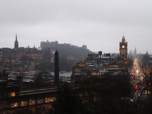 on-misty-mountains: View from Calton Hill