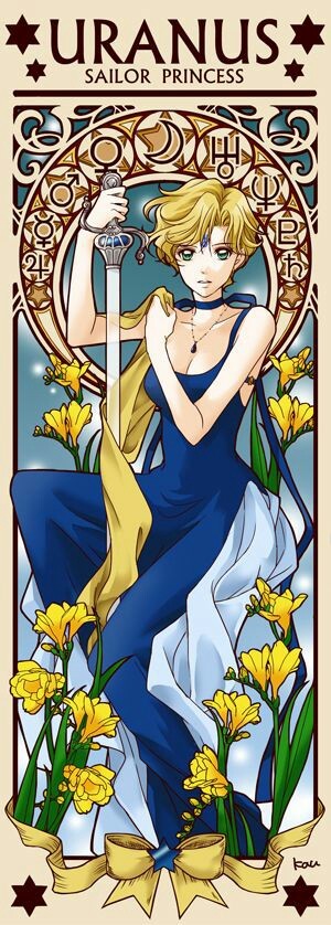 Sailor moon fans on Tumblr: Just found princess Uranus fanart by Tsuki-  kioku 💖🌙