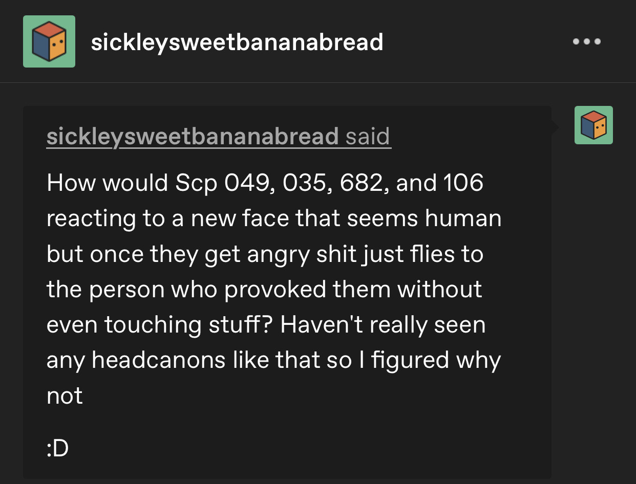 SCP x reader on Tumblr