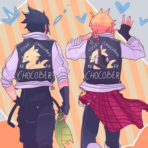 engerklaux: Love chocobos ❤️    #chocobo #noctis #prompto #ffxv #finalfantasyxv #finalfantasy 