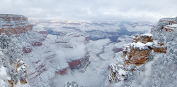 nevver:  Snow in the Grand Canyon 