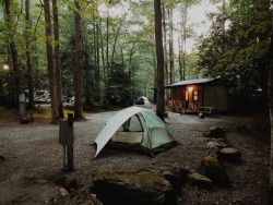 theevergreensoul:  Home is where you pitch it. Cherokee National Forest, TN