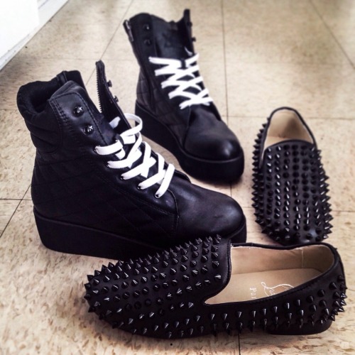 studded shoes