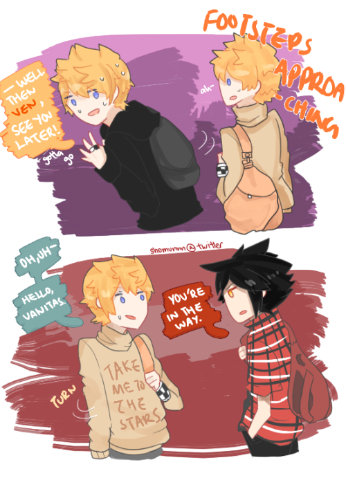 shomunn:  roxas has thus decided to never switch places with ven againhe could deal with his own bloodhound of a fucking demonspawn boyfriend