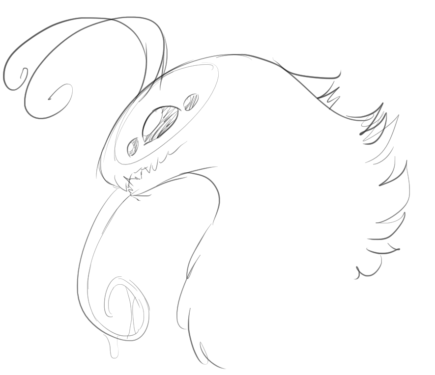 threefeline: My brain: draw a moth but it looks like a horse  Me: ??? why the fuck