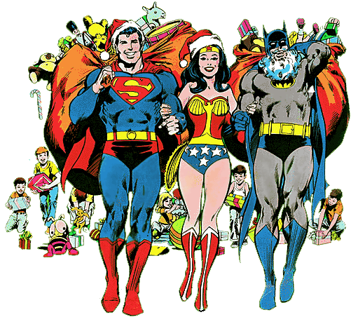 santa-the-first-avenger:  Happy Holidays from the DC Universe 