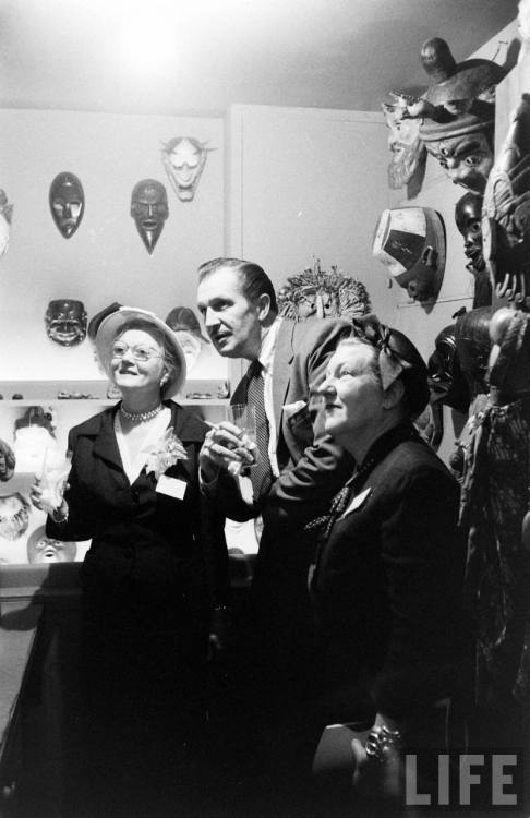 When you’re so interested in the masks you miss Vincent Price(Eliot Elisofon. 1957?)