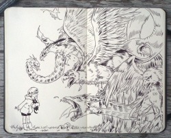 mymodernmet:  Using just pencil and pen, 20-year-old artist Gabriel Picolo draws incredible artwork in his Moleskine notebook, creating intriguing visual narratives that draw the viewer in. 