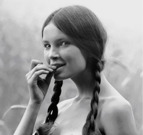 federer7: A portrait of Anna Dymna, Kraków, 1970 By Wojciech Plewiński