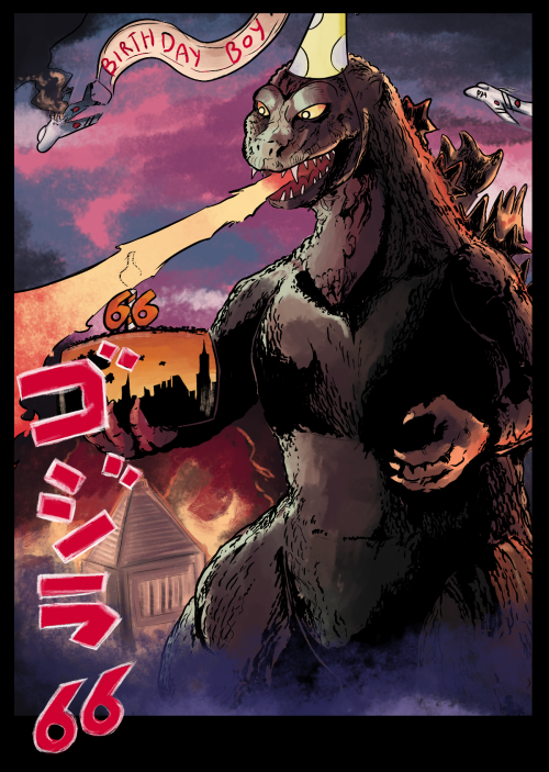 its godzilla day yo! happy birthday ya big ol lizard